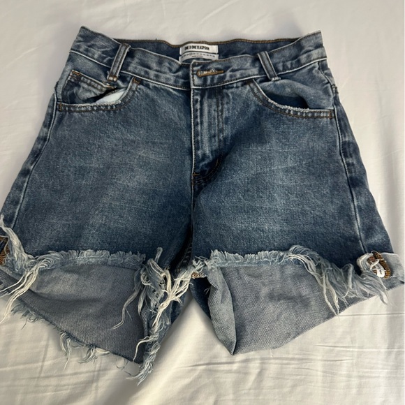 ONE TEASPOON Hawks High Waist Denim Shorts - Picture 6 of 7
